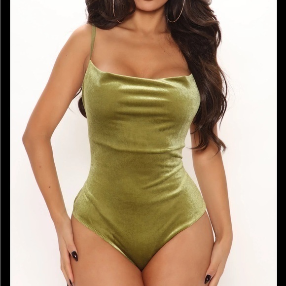 Tops - Mossy Green Body Suit